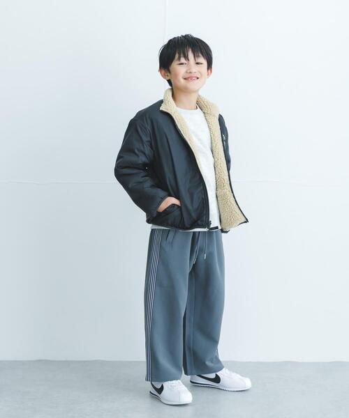 URBAN RESEARCH DOORS(アーバンリサーチドアーズ)の「リバーシブルボアジャケット(KIDS)(その他アウター・キッズ・ブラック系その他/グリーン系その他・135/120/105)」の6枚目の写真