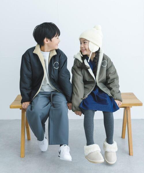 mini a ture   ジャンパー ジャケット アウター リバーシブルボアジャケット(KIDS)（その他アウター）｜URBAN RESEARCH