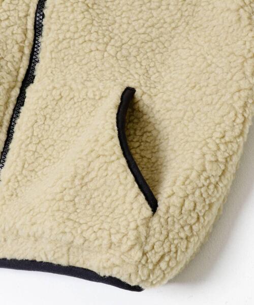 URBAN RESEARCH DOORS(アーバンリサーチドアーズ)の「リバーシブルボアジャケット(KIDS)(その他アウター・キッズ・ブラック系その他/グリーン系その他・135/120/105)」の19枚目の写真