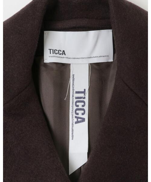 TICCA(ティッカ)の「TICCA テントコート(ピーコート・レディース・グレー/カーキ/ブラック/ブラウン・FREE)」の14枚目の写真