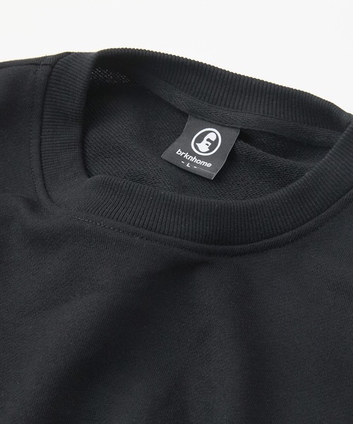 brknhome（ブロークンホーム）の「【BRKNHOME/ブロークンホーム】スプレープリント スウェットトレーナー（スウェット・メンズ・ブラック/杢グレー・MEDIUM/LARGE）」の9枚目の写真