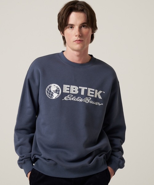 Eddie Bauer（エディーバウアー）の「EBTEK ロゴ スウェット（スウェット・メンズ・イエロー/ダークネイビー/グレー・XL/L/M）」の2枚目の写真
