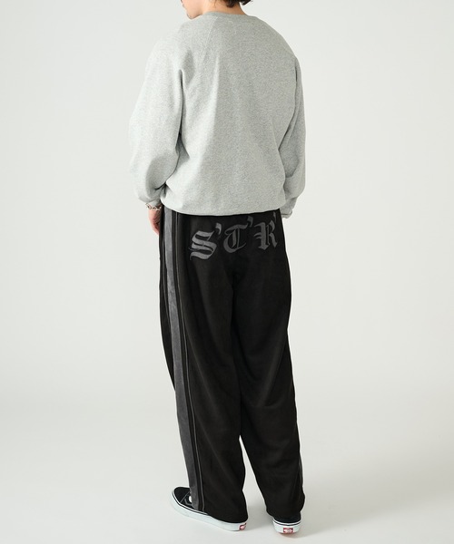 STARTER(スターター)の「【STARTER】フェイクスエード配色切り替えワイドトラックパンツ ST-ST264(その他パンツ・メンズ・オフホワイト/ブラック/ブラウン・M/L)」の15枚目の写真