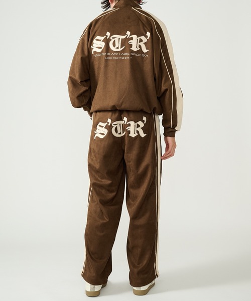 STARTER(スターター)の「【STARTER】フェイクスエード配色切り替えワイドトラックパンツ ST-ST264(その他パンツ・メンズ・オフホワイト/ブラック/ブラウン・M/L)」の22枚目の写真