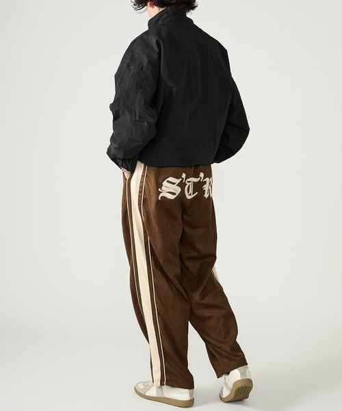 STARTER(スターター)の「【STARTER】フェイクスエード配色切り替えワイドトラックパンツ ST-ST264(その他パンツ・メンズ・オフホワイト/ブラック/ブラウン・M/L)」の20枚目の写真