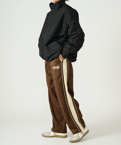 STARTER(スターター)の「【STARTER】フェイクスエード配色切り替えワイドトラックパンツ ST-ST264(その他パンツ・メンズ・オフホワイト/ブラック/ブラウン・M/L)」の21枚目の写真