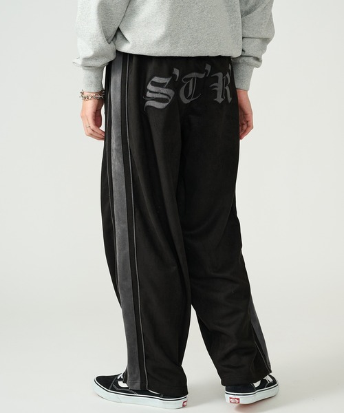 STARTER(スターター)の「【STARTER】フェイクスエード配色切り替えワイドトラックパンツ ST-ST264(その他パンツ・メンズ・オフホワイト/ブラック/ブラウン・M/L)」の13枚目の写真