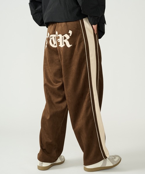 STARTER(スターター)の「【STARTER】フェイクスエード配色切り替えワイドトラックパンツ ST-ST264(その他パンツ・メンズ・オフホワイト/ブラック/ブラウン・M/L)」の19枚目の写真