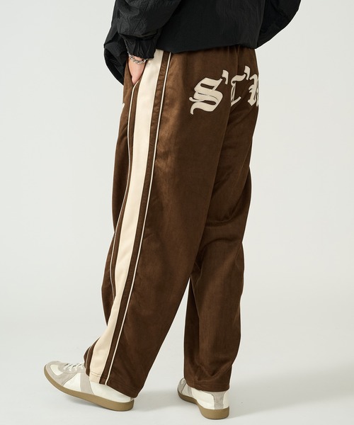 STARTER(スターター)の「【STARTER】フェイクスエード配色切り替えワイドトラックパンツ ST-ST264(その他パンツ・メンズ・オフホワイト/ブラック/ブラウン・M/L)」の18枚目の写真