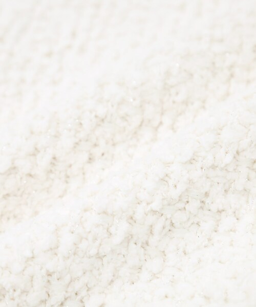 DRESKIP（ドレスキップ）の「カジュアルにも きれいめにも ぽこぽこニットカーディガン（カーディガン/ボレロ・レディース・ネイビー/オフホワイト・01/02/03/04）」の5枚目の写真