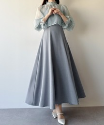 セール】2WAYシャツブラウス＋ノースリニットセット（シャツ/ブラウス