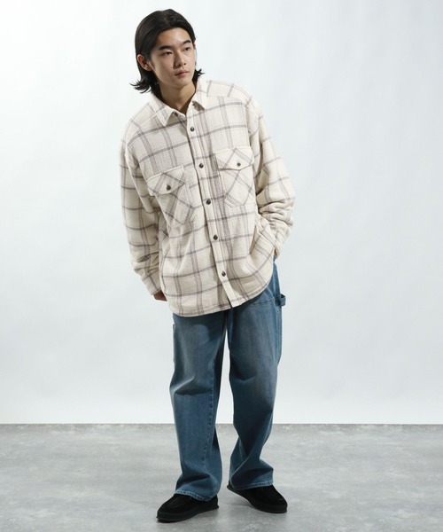 BAYFLOW（ベイフロー）の「ヴィンテージライクボアシャツ（シャツ/ブラウス・メンズ・ブラック/ホワイト/レッド/ブルー・MEDIUM/LARGE）」の21枚目の写真