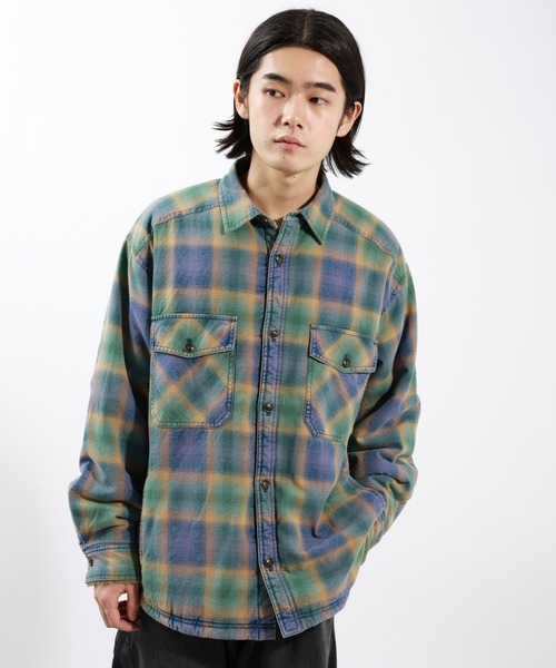 BAYFLOW（ベイフロー）の「ヴィンテージライクボアシャツ（シャツ/ブラウス・メンズ・ブラック/ホワイト/レッド/ブルー・MEDIUM/LARGE）」の15枚目の写真