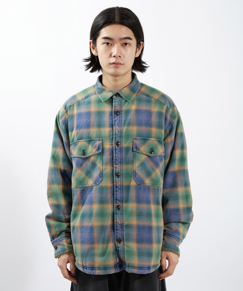 BAYFLOW（ベイフロー）の「ヴィンテージライクボアシャツ（シャツ/ブラウス・メンズ・ブラック/ホワイト/レッド/ブルー・MEDIUM/LARGE）」の18枚目の写真