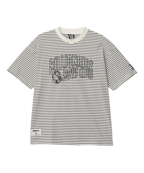 BILLIONAIRE BOYS CLUB（ビリオネア・ボーイズ・クラブ）の「BILLIONAIRE BOYS CLUB BORDER SS T-SHIRT BBCJP251C008（Tシャツ/カットソー・メンズ・ブラック/ホワイト・M/S）」の2枚目の写真