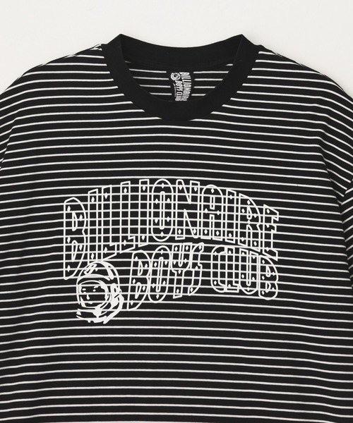 BILLIONAIRE BOYS CLUB（ビリオネア・ボーイズ・クラブ）の「BILLIONAIRE BOYS CLUB BORDER SS T-SHIRT BBCJP251C008（Tシャツ/カットソー・メンズ・ブラック/ホワイト・M/S）」の4枚目の写真