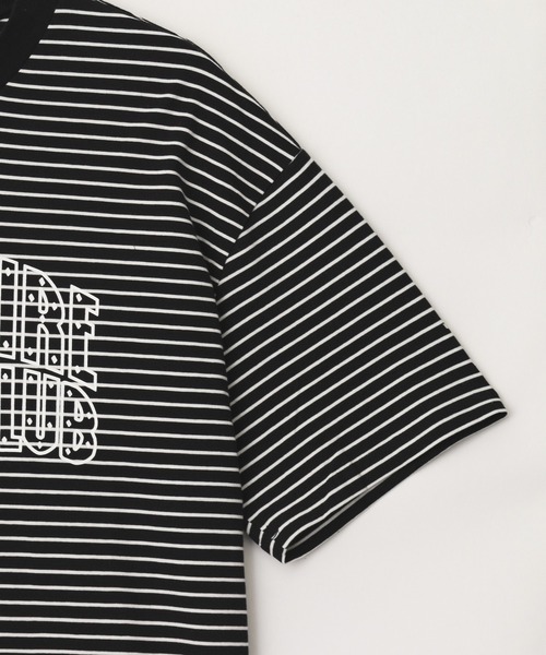 BILLIONAIRE BOYS CLUB（ビリオネア・ボーイズ・クラブ）の「BILLIONAIRE BOYS CLUB BORDER SS T-SHIRT BBCJP251C008（Tシャツ/カットソー・メンズ・ブラック/ホワイト・M/S）」の6枚目の写真