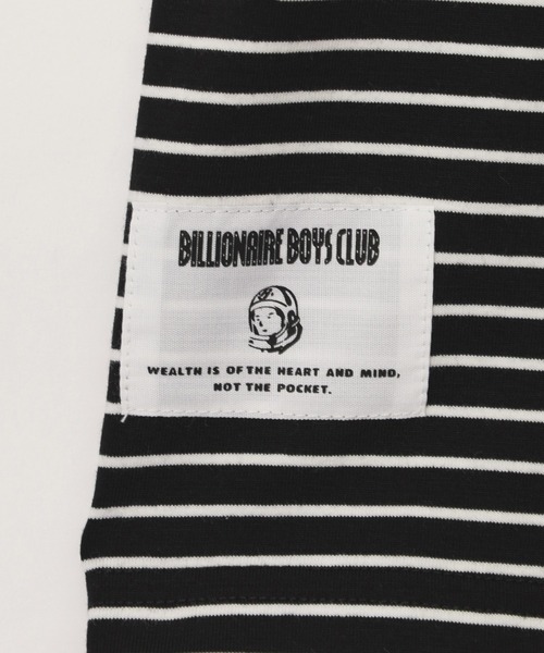 BILLIONAIRE BOYS CLUB（ビリオネア・ボーイズ・クラブ）の「BILLIONAIRE BOYS CLUB BORDER SS T-SHIRT BBCJP251C008（Tシャツ/カットソー・メンズ・ブラック/ホワイト・M/S）」の7枚目の写真