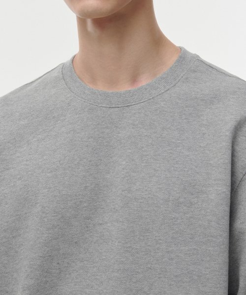 MUSINSA STANDARD（ムシンサスタンダード）の「スウェットシャツ [メランジグレー]（スウェット・メンズ・その他・MEDIUM/LARGE/X-LARGE/XX-LARGE/XXX-LARGE/SMALL）」の3枚目の写真