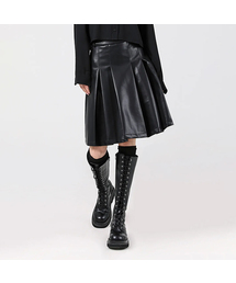 Amelie Pleated Skirt BLACK