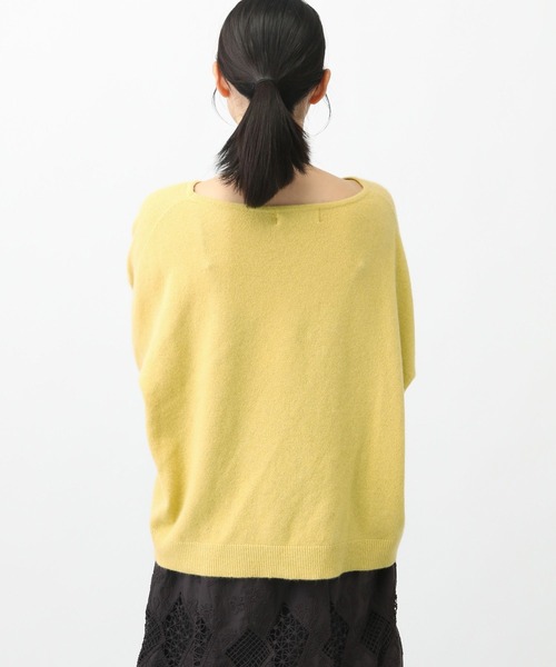 studio CLIP（スタディオクリップ）の「《natural by clip》Cラクーンカラープルオーバー（ニット/セーター・レディース・オートミール/イエロー/ブルー・FREE）」の16枚目の写真