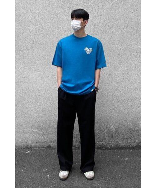 F.ILLUMINATE（フィルミネイト）の「オーバーフィットハートTシャツ - ブルー（Tシャツ/カットソー・レディース・その他・MEDIUM/LARGE/X-LARGE）」の12枚目の写真