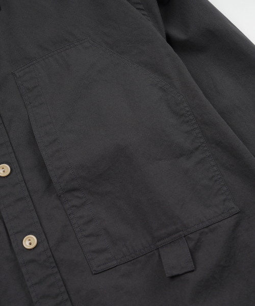 FRIZMWORKS(フリズムワークス)の「POCKET LOOP SHIRT _ CHARCOAL(シャツ/ブラウス・メンズ・その他・SMALL/MEDIUM/LARGE/X-LARGE)」の4枚目の写真