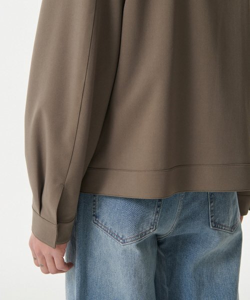 MUSINSA STANDARD（ムシンサスタンダード）の「リラックスドミニマルジャケット[ライトブラウン]（ブルゾン・メンズ・その他・MEDIUM/LARGE/X-LARGE/XX-LARGE）」の6枚目の写真
