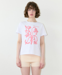 SINOON（シヌーン）の「Flower Vase T-Shirt (Pink)（Tシャツ/カットソー）」
