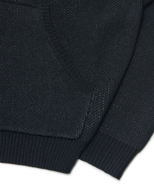 NOMANUAL（NOMANUAL）の「NM SKULL HAND COWICHAN HOODED ZIP-UP - BLACK（カーディガン/ボレロ・レディース・その他・LARGE/X-LARGE/MEDIUM）」の6枚目の写真