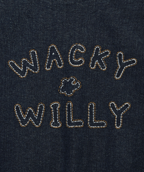 Wacky WiLLy(ワッキーウィリー)の「ウィメンズカラー配色ブルゾンデニムジャケットブルー(デニムジャケット・レディース・その他・FREE)」の10枚目の写真