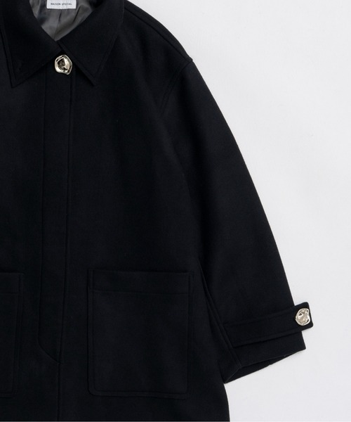 MAISON SPECIAL(メゾンスペシャル)の「Multi Fabric Over Coat/マルチファブリックオーバーコート(その他アウター・レディース・マルチ/ブラック/ブルー・FREE)」の9枚目の写真