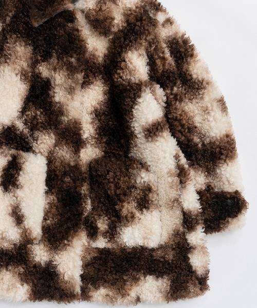 MAISON SPECIAL(メゾンスペシャル)の「Multi Fabric Over Coat/マルチファブリックオーバーコート(その他アウター・レディース・マルチ/ブラック/ブルー・FREE)」の14枚目の写真