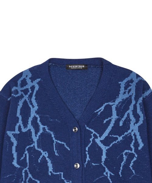 LUVISTRUE(ラヴイズトゥルー)の「WO Z CARDIGAN(PURPLE)(カーディガン/ボレロ・レディース・その他・FREE)」の4枚目の写真