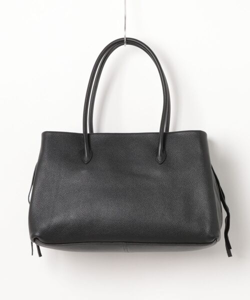 Didot.showroom(ディドット ショールーム)の「ハンドルレザーバッグ(牛革)(ボストンバッグ・レディース・ブラック・FREE)」の2枚目の写真