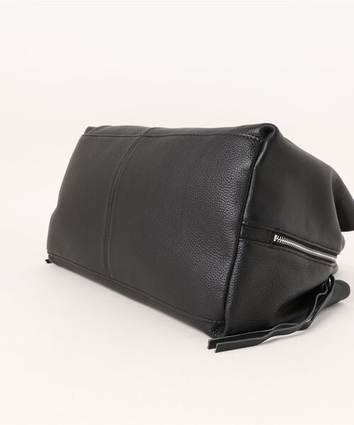Didot.showroom(ディドット ショールーム)の「ハンドルレザーバッグ(牛革)(ボストンバッグ・レディース・ブラック・FREE)」の3枚目の写真