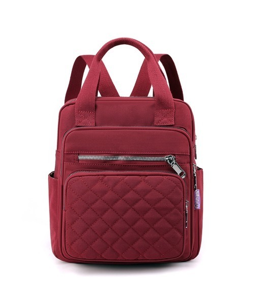 BACKYARD FAMILY（バックヤードファミリー）の「リュック バッグ kbag58（バックパック/リュック・レディース・ブラック/ネイビー/ダークグレー/ワインレッド/ダークグリーン/オレンジ系その他/ピンク/ライトブルー・FREE）」の7枚目の写真