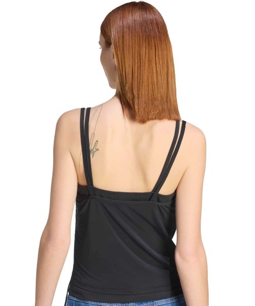adidas(アディダス)の「adidas DOUBLE LAYERED TANK TOP / アディダス ダブル レイヤード タンクトップ(タンクトップ・レディース・ブラック・L/M/S)」の8枚目の写真