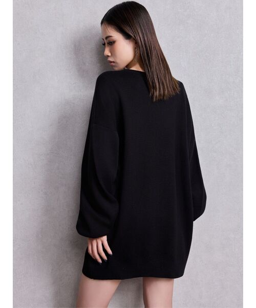 GYDA(ジェイダ)の「GG LOOSEニットトップス(ニット/セーター・レディース・ブラック/オフホワイト/ピンク/ミント・FREE)」の7枚目の写真