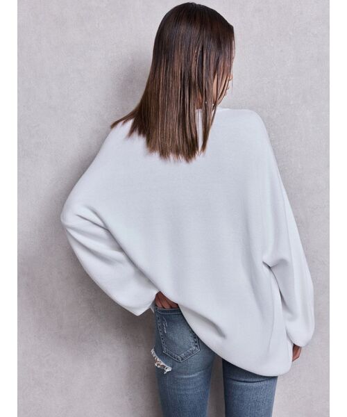 GYDA(ジェイダ)の「GG LOOSEニットトップス(ニット/セーター・レディース・ブラック/オフホワイト/ピンク/ミント・FREE)」の12枚目の写真