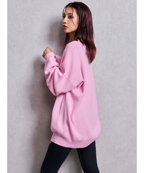 GYDA(ジェイダ)の「GG LOOSEニットトップス(ニット/セーター・レディース・ブラック/オフホワイト/ピンク/ミント・FREE)」の17枚目の写真