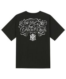 KTB0019 チカノレタリング 半袖Tシャツ - ブラック