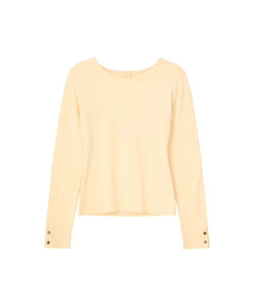 SALON DE YOHN(サロンドヨーン)の「Back Point Sleeve T_ Ivory(Tシャツ/カットソー・レディース・その他・SMALL/MEDIUM)」の4枚目の写真
