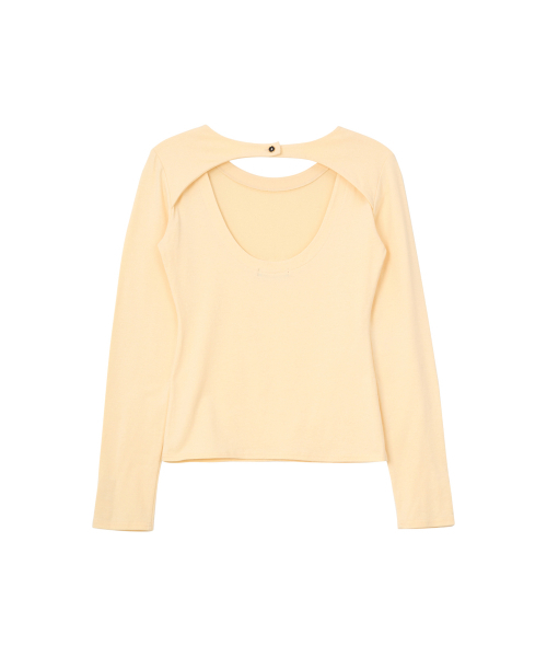 SALON DE YOHN(サロンドヨーン)の「Back Point Sleeve T_ Ivory(Tシャツ/カットソー・レディース・その他・SMALL/MEDIUM)」の5枚目の写真