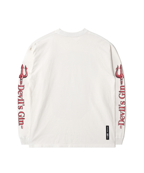 QT8 GARMENTS(キューティーエイトガーメント)の「RG Kiss & Risk Washed Long Sleeve (Ecru)(Tシャツ/カットソー・レディース・その他・MEDIUM/LARGE/X-LARGE)」の3枚目の写真