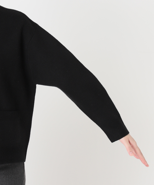 JOURNAL STANDARD relume（ジャーナルスタンダード　レリューム）の「《追加》ダブルニットメタルボタンカーディガン（カーディガン/ボレロ・レディース・チャコールグレー/ブラック・FREE）」の7枚目の写真