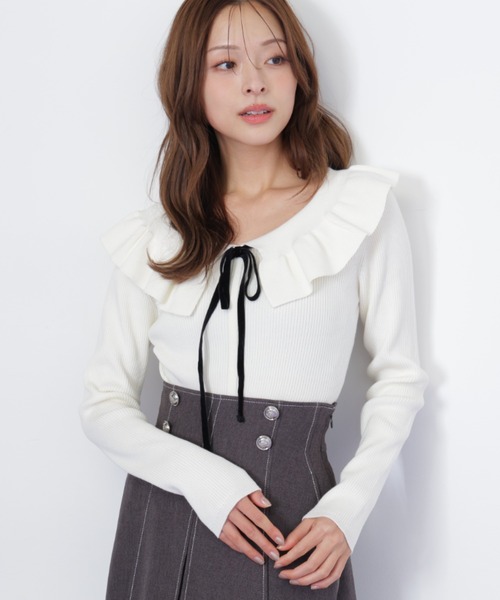 ◇ケープリブニット(ニット/セーター)|JILL by JILL STUART ◇ケープリブニット(ニット/セーター)|JILL by JILL STUART