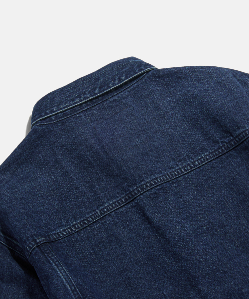 ESPIONAGE(エスピオナジ)の「Minimal Denim Trucker Jacket Mid Indigo(デニムジャケット・メンズ・その他・MEDIUM/LARGE/X-LARGE)」の12枚目の写真