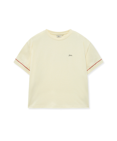 YALE（イェール）の「ウィメンズステッチポイントTシャツ_イエロー（Tシャツ/カットソー・レディース・その他・SMALL/MEDIUM）」の2枚目の写真