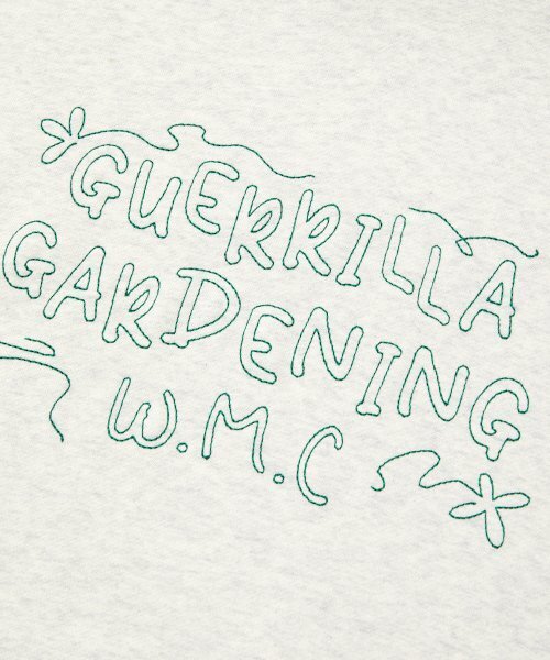 WMC(ダブリューエムシー)の「フラワースティッチスウェットフード_OATMEAL(パーカー・レディース・オートミール・LARGE/X-LARGE)」の4枚目の写真
